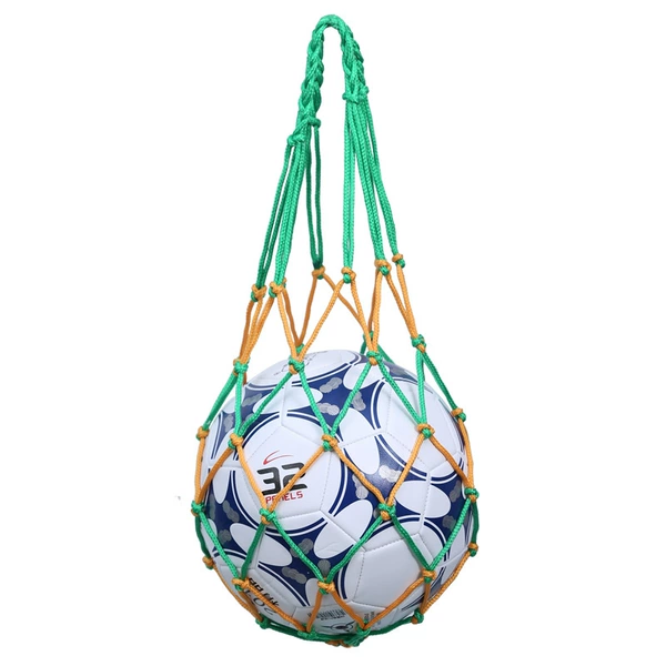 Green and yellow solid mesh bag