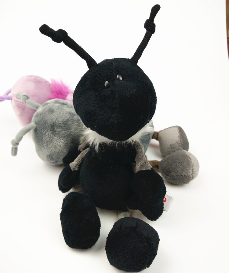 Linda simulación colorido hormiga juguete de peluche muñeca pequeña garra máquina muñeca del Día los Niños regalo fábrica al por mayor