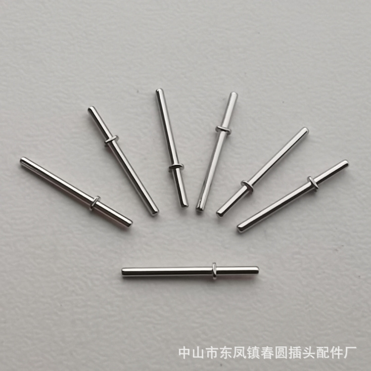 铜针1.0针端子五金配件插针触针1.0铜针1.0顶针五金插针连接器