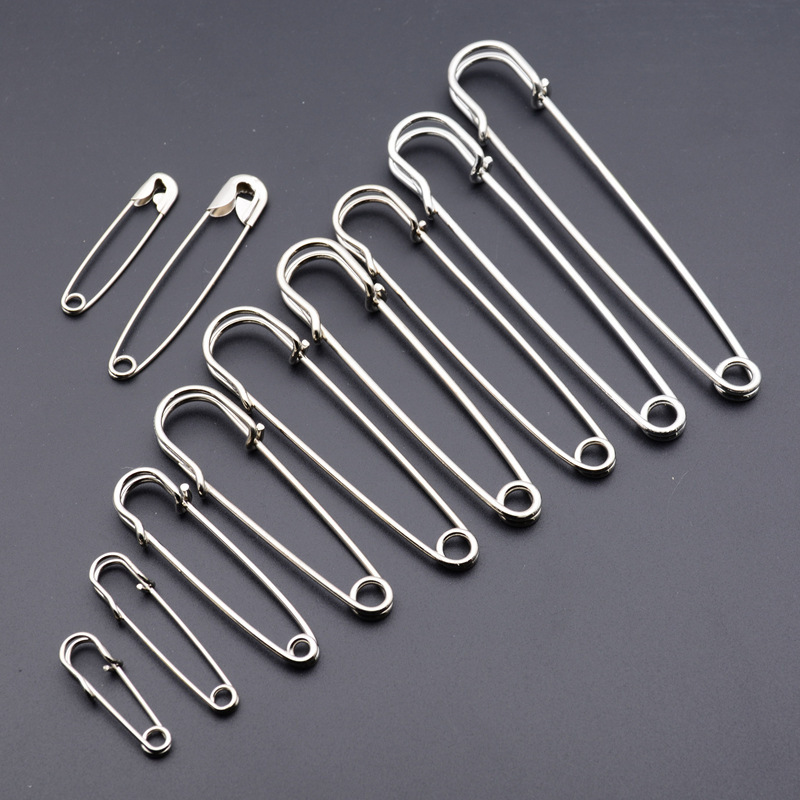 Bold and Thickeneded Metal Simple and Safe Large Pin to Fix Clothes and Luggage Buckle Pin DIY Handmade Jewelry Accessories Bold and Thickeneded Metal Simple and Safe Large Pin to Fix Clothes and Luggage Buckle Pin DIY Handmade Jewelry Accessories