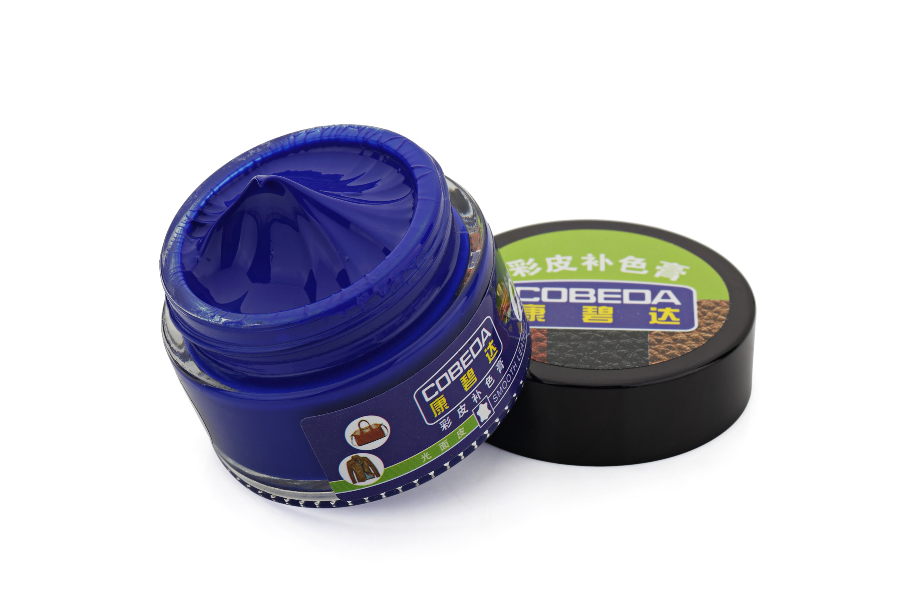 Color Cuero cuero color crema al por mayor teñido agua al por mayor fábrica directa protección ambiental material multicolor cuero agente de renovación