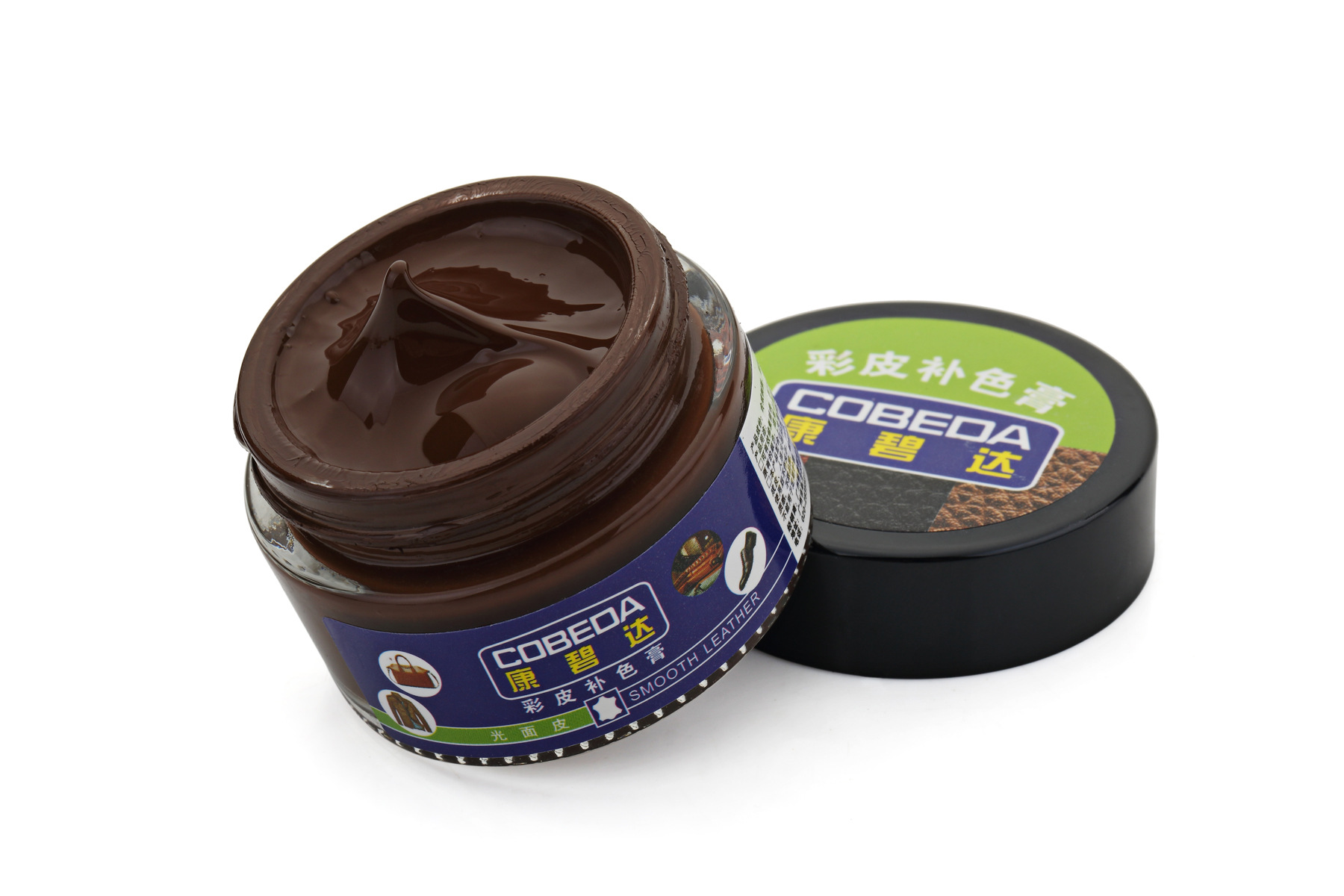 Color Cuero cuero color crema al por mayor teñido agua al por mayor fábrica directa protección ambiental material multicolor cuero agente de renovación