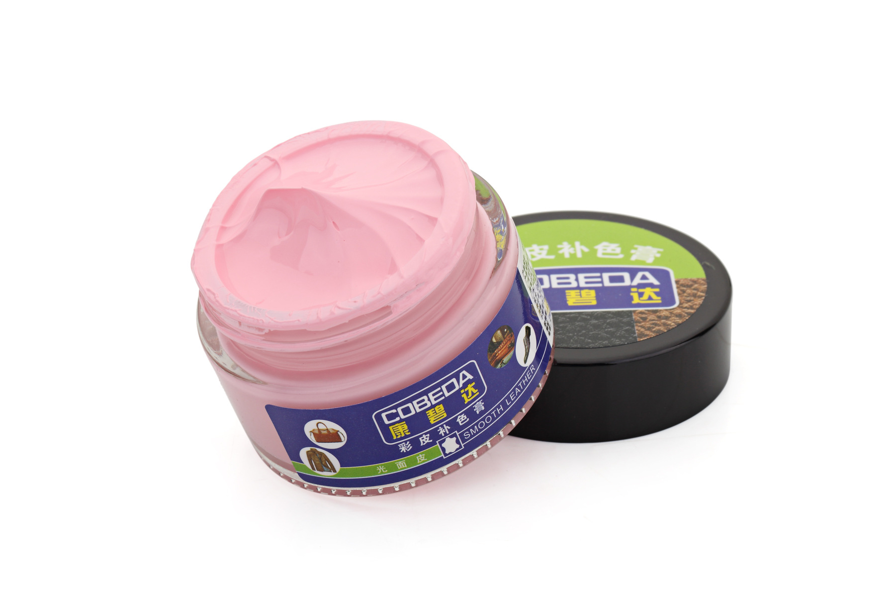 Color Cuero cuero color crema al por mayor teñido agua al por mayor fábrica directa protección ambiental material multicolor cuero agente de renovación