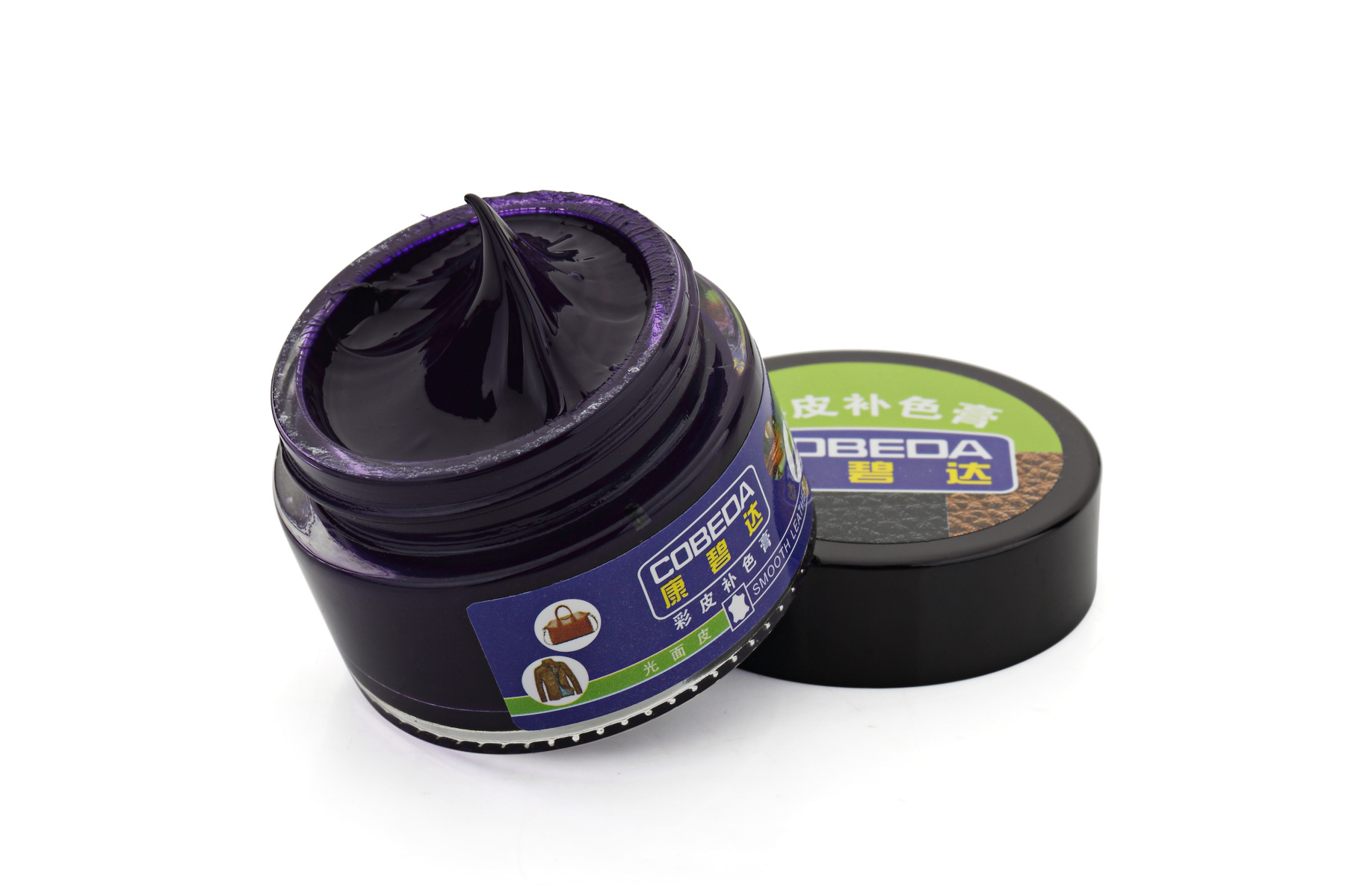 Color Cuero cuero color crema al por mayor teñido agua al por mayor fábrica directa protección ambiental material multicolor cuero agente de renovación