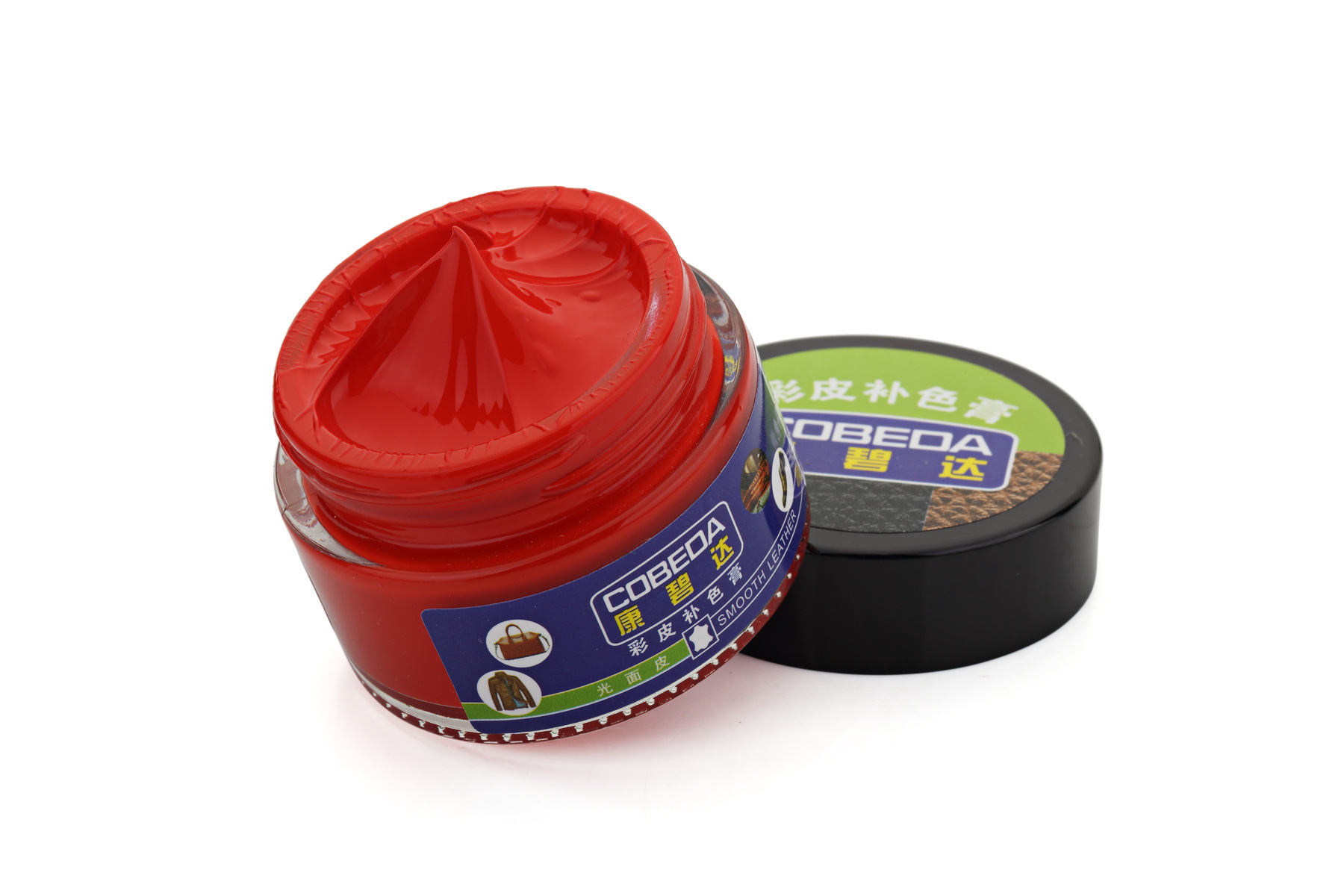 Color Cuero cuero color crema al por mayor teñido agua al por mayor fábrica directa protección ambiental material multicolor cuero agente de renovación