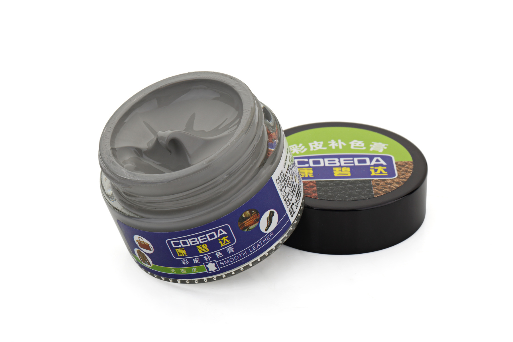 Color Cuero cuero color crema al por mayor teñido agua al por mayor fábrica directa protección ambiental material multicolor cuero agente de renovación