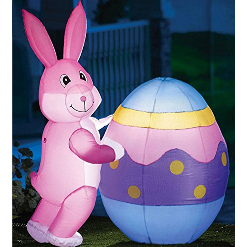 卡通兔子气模充气兔子气模兔子气模卡通假日庆典开业活动
