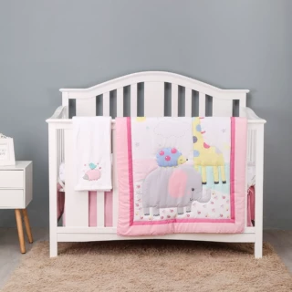 新生儿套装儿童被床笠单床裙婴幼儿床上用品三件套