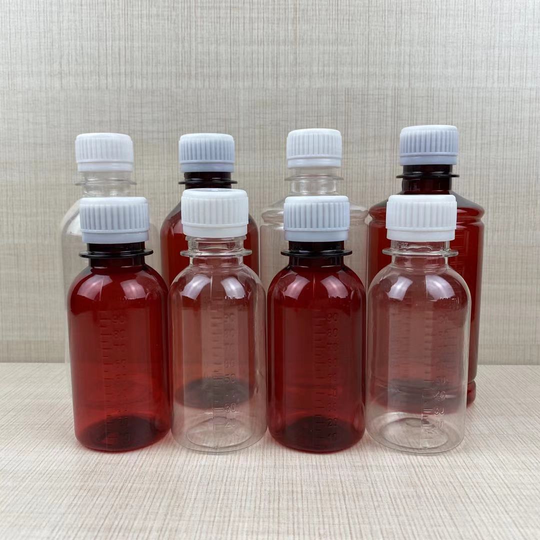 Transparent plastic container