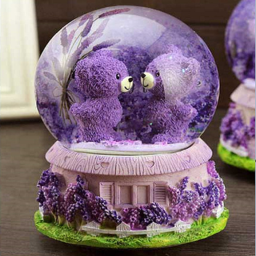 Christmas gift crystal ball music box fairy lights snowflake for boyfriends, girlfriends, classmates, best friends, birthday gifts, decorative ornaments