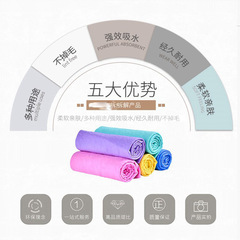 加厚鹿皮擦車巾擦玻璃專用汽車布不掉毛洗車抹布頭髮干發吸水毛巾