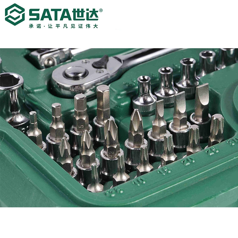 Оснастка и набор инструментов SATA 88 предметов в серии 6.3x12.5 мм, набор 09013