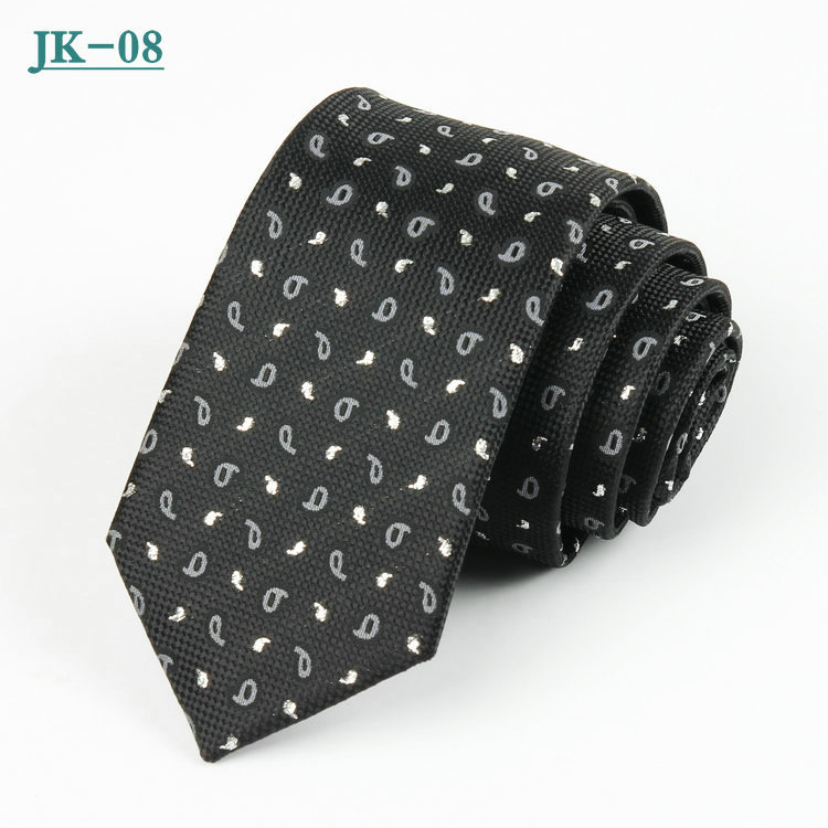 Corbata de hombre de negocios 7cm rayas a cuadros jacquard poliéster corbata hombres boda rojo casual negro corbata fabricante