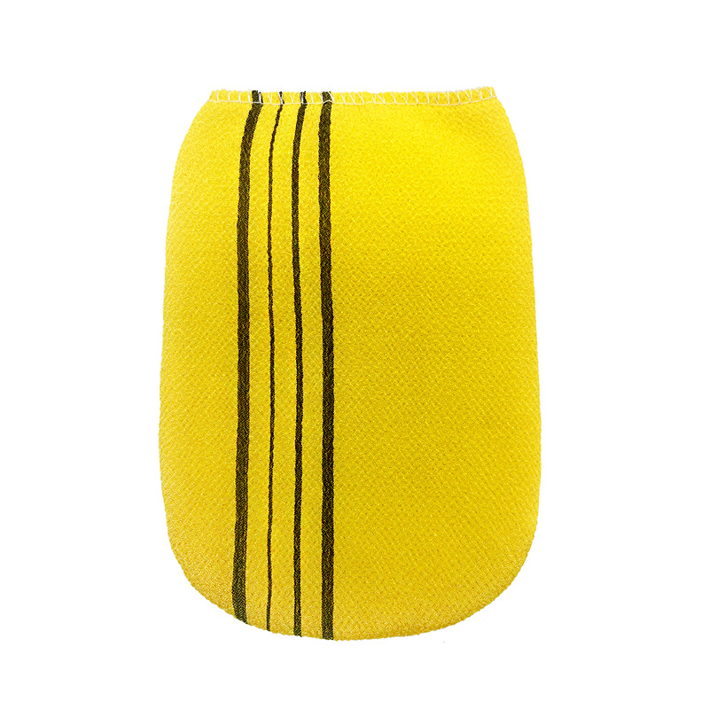 Toalla exfoliante coreana estilo abuela, guante de baño suave de doble cara, proveedor mayorista