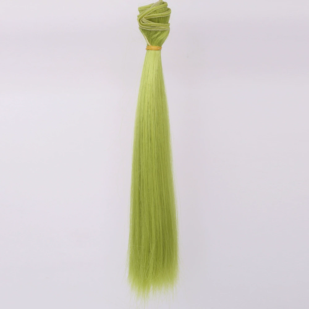 Doll Wig Straight Hair, DIY 25 cm, Synthetic Doll Hair Weft, Multiple Color Codes