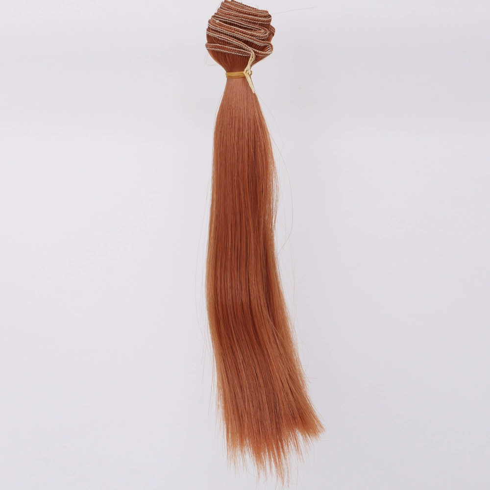 Doll Wig Straight Hair, DIY 25 cm, Synthetic Doll Hair Weft, Multiple Color Codes