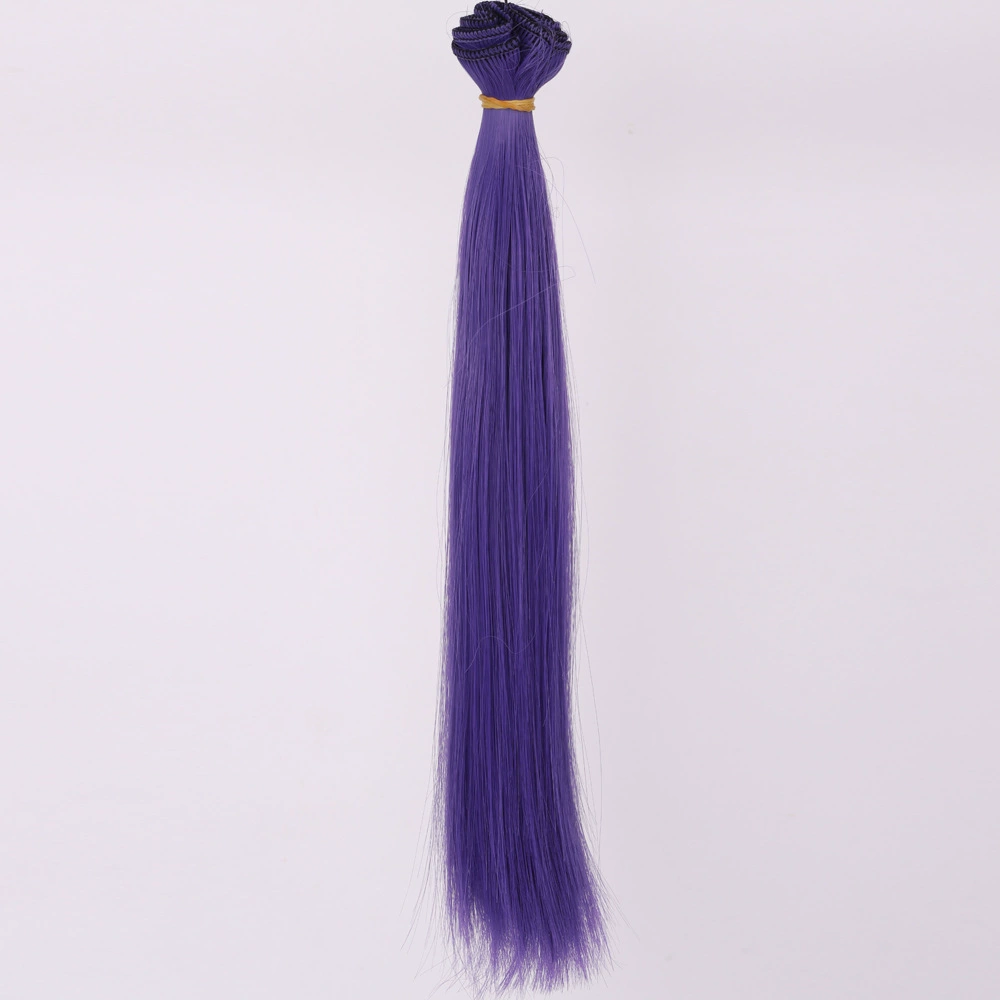 Doll Wig Straight Hair, DIY 25 cm, Synthetic Doll Hair Weft, Multiple Color Codes