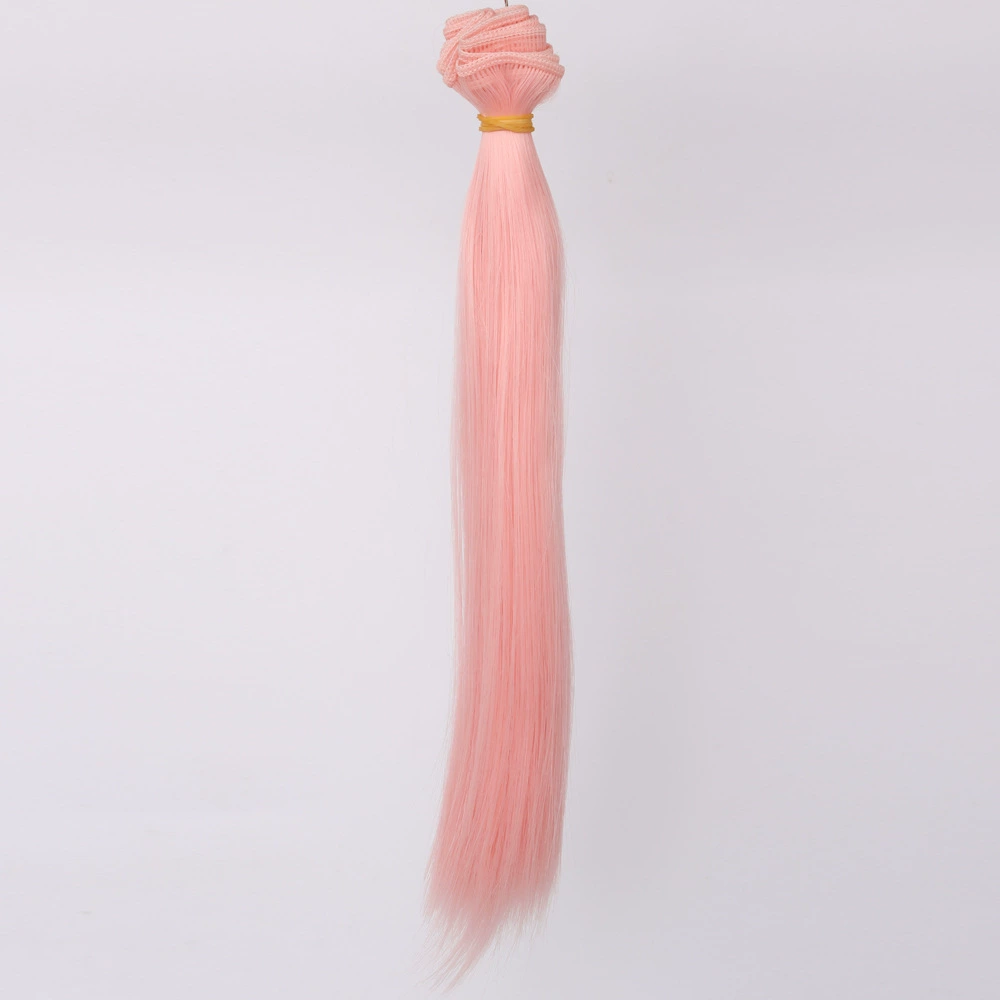 Doll Wig Straight Hair, DIY 25 cm, Synthetic Doll Hair Weft, Multiple Color Codes