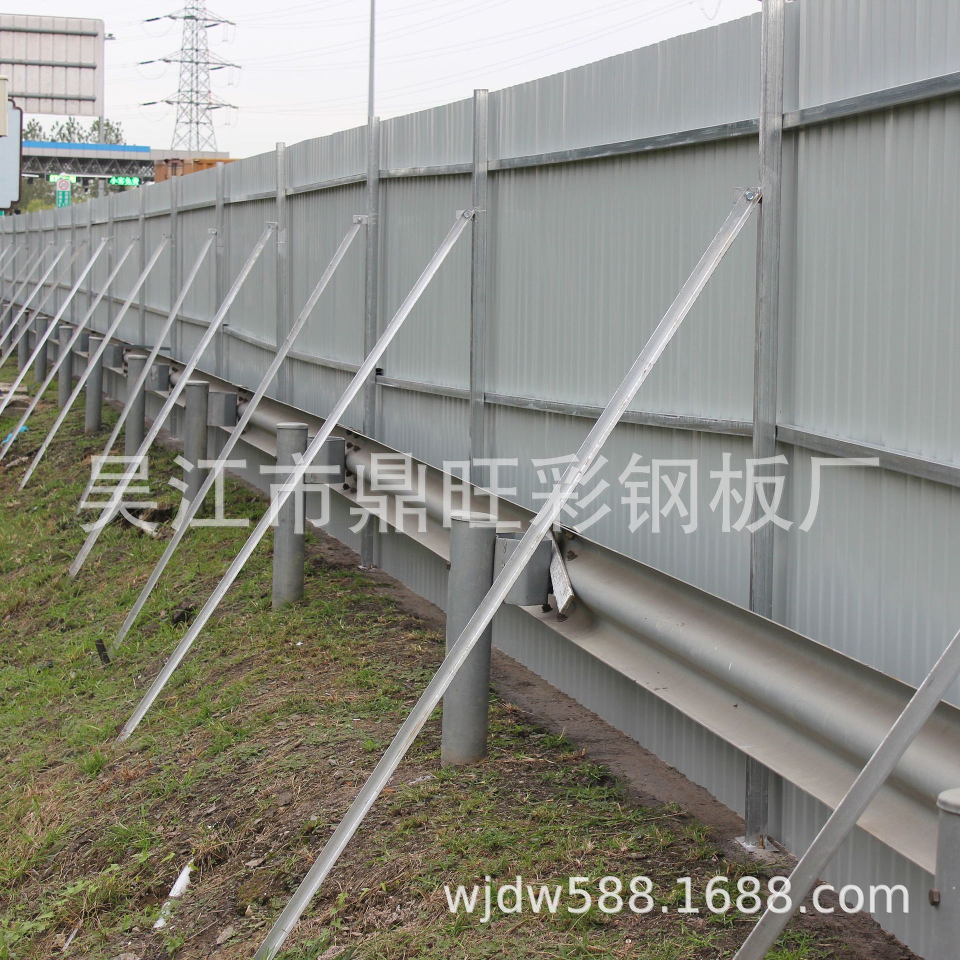 工地围护方管围墙隔断隔离墙全套材料可重复利用 单瓦围墙