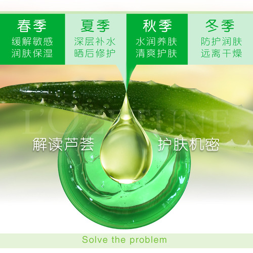 QianziLian Aloe Vera Gel Gel Moisturizing Lotion Moisturizing Cream Skin Care Cosmetics 300g 