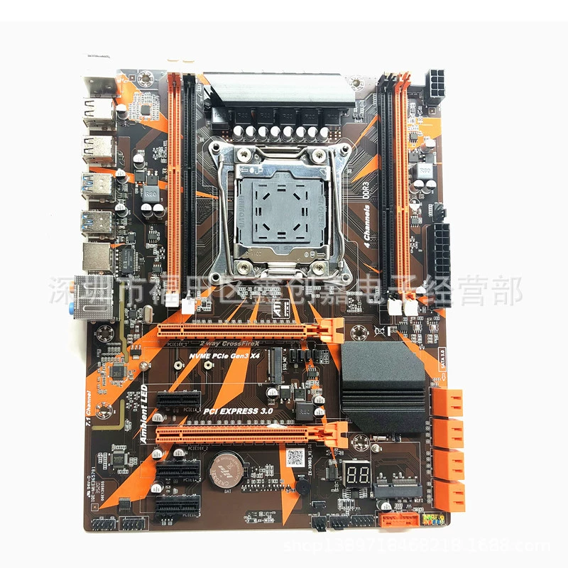 Новая материнская плата X99 компьютер 2011-V3 держатель DDR3 память поддерживает V3CPU супер X79 E5-2680v2