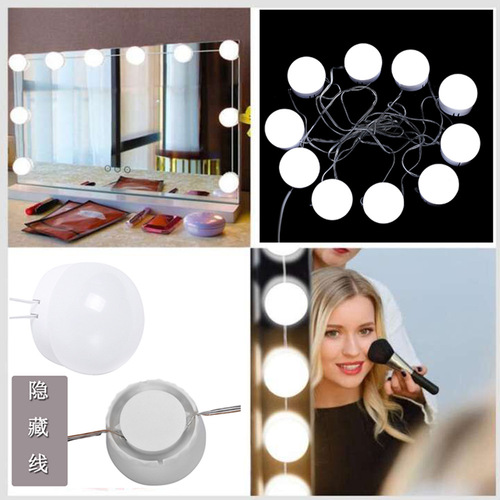 Hollywood Mirror Vanity Makeup Mirror Light, 3-Color USB Vanity Mirror Desk Lamp, OEM Makeup Lamp