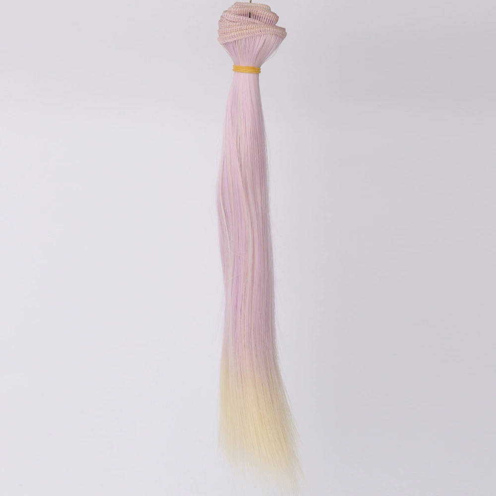 Прическа куклы, прямой градиент DIY, длиной 1 м (подходит для голов BJD), варианты Multicolor