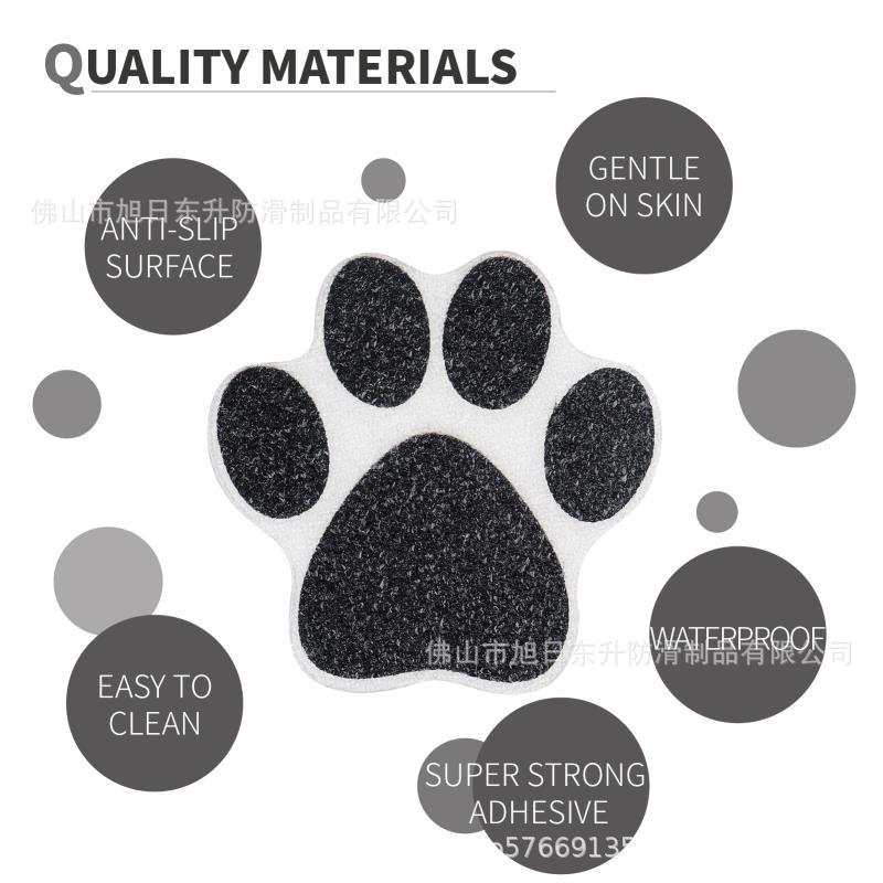 Perro pata baño antideslizante pegatinas antideslizante cinta antideslizante