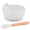 Bowl+wooden handle spoon y23