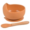 Bowl+wooden handle spoon y25