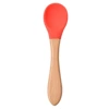Single wooden handle spoon y6