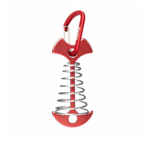 Shanqu aluminum alloy tent accessories outdoor camping canopy wind rope buckle fish bone spring pallet hook multi-functional hanging buckle