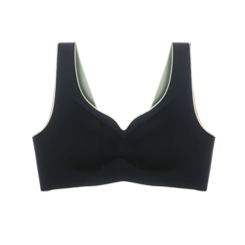 Ropa interior de látex las mujeres pequeño pecho push up sin hilos del ajuste pecho belleza inconsútil volver novias sueño sujetador