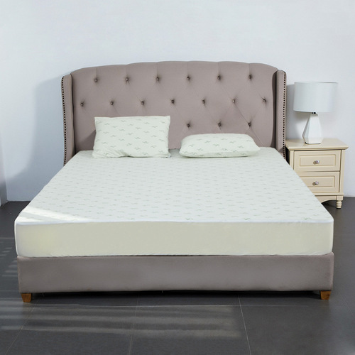 Amazon Wish Bamboo Fiber Air Layer Mattress Cover Waterproof Bed Skirt Filled Thick Mattress Cover Bed Sheet Wholesale