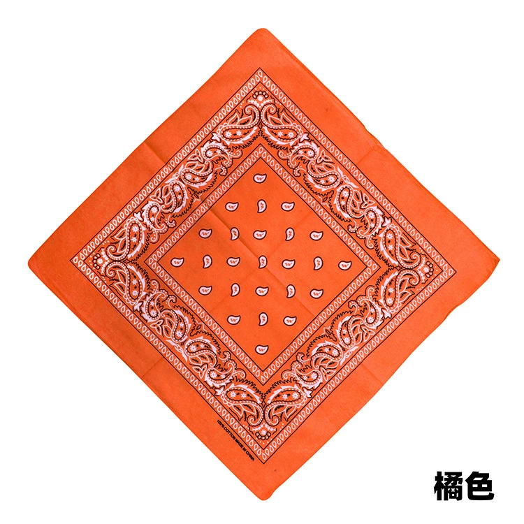 Square Bandana (Yiwu) Harajuku Printed, Imitation Cotton, 54 cm, Hip-Hop Headscarf