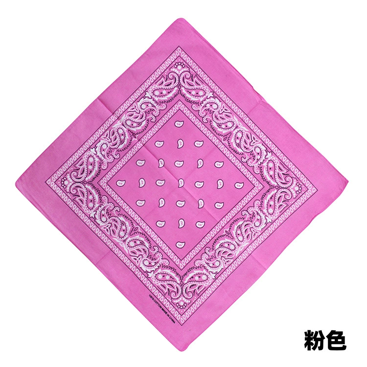 Square Bandana (Yiwu) Harajuku Printed, Imitation Cotton, 54 cm, Hip-Hop Headscarf