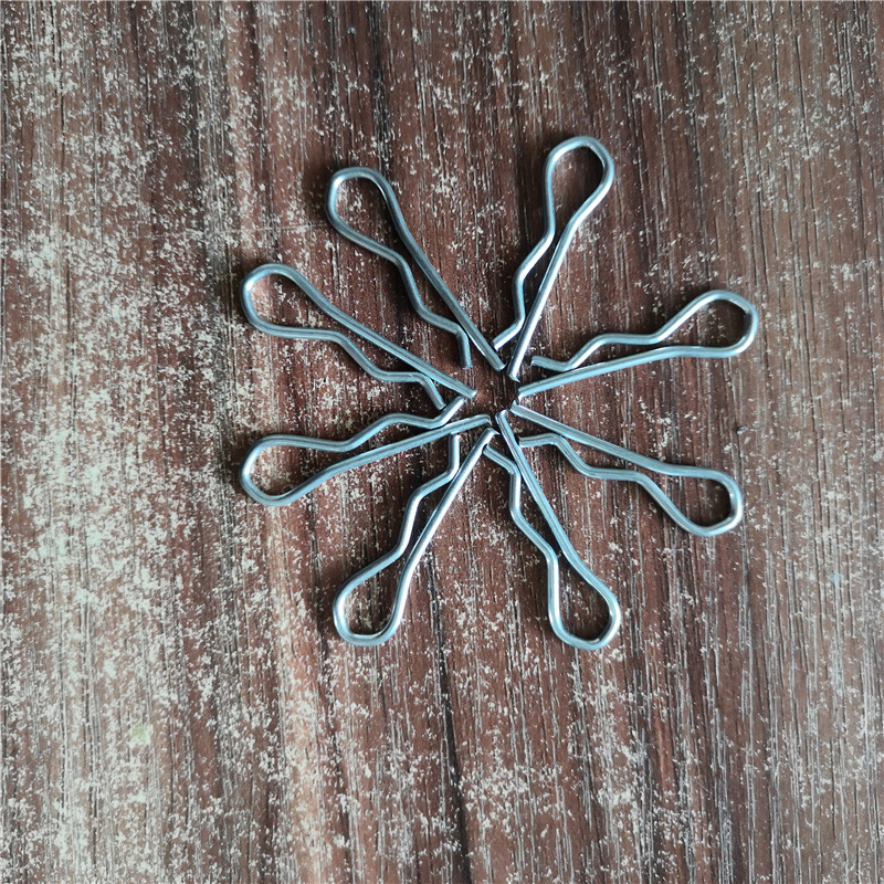 B型销R型销弹性开口销不锈钢波浪销R形销子卡销发夹锁销插销