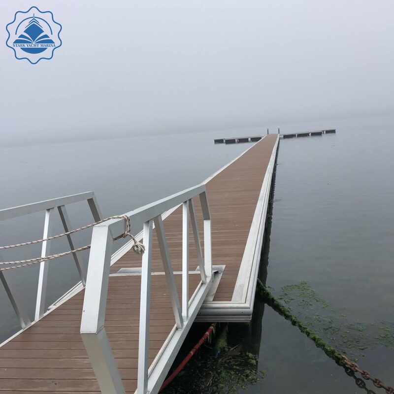Marina Aluminum Alloy Floating Bridge Dock Engineering Equipment Water Park Pontoon Platform Pontoon Dock