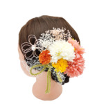 日本和风头饰水引细工结敷仿真花永生花和服新款发饰套装跨境热销