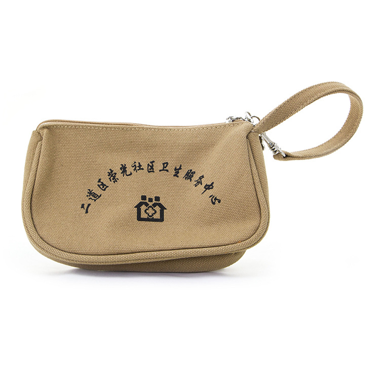 跨境新款多色帆布拉链包户外旅行家用便携手拿帆布医药收纳防疫包