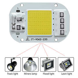 抗浪涌2500V 升级款AC20W-50W 免驱动COB面光源 220V高压LED灯珠