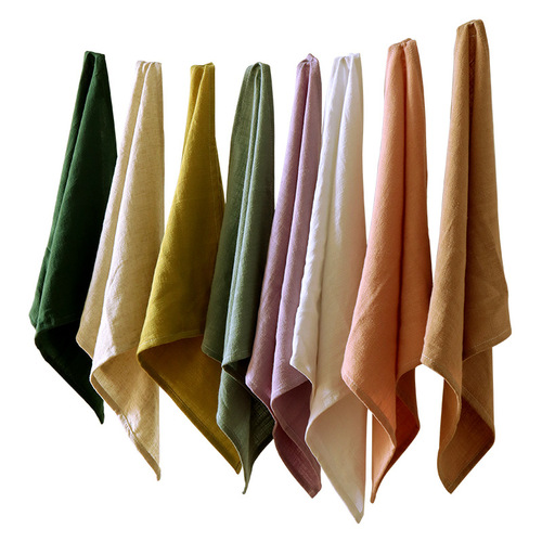 Cotton and linen napkins, home kitchen napkins, plain placemats, square tea towels, linen and cotton napkins