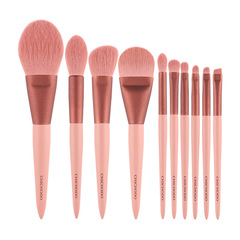 Green Cloud 12-Piece Animal Hair Makeup Brush Set Full Set Cangzhou Makeup Brush Beauty Cosmetics Wholesale Dropshipping