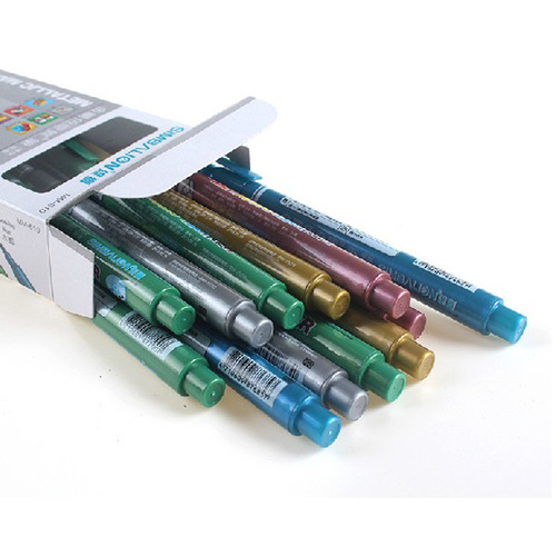 Lion 610 strange pen sign-in pen metallic marker pen oil-based touch-up pen graffiti DIY handmade pen