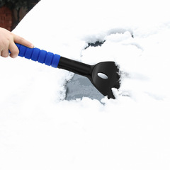 Car retractable snow and ice removal winter shovel tool two-in-one ice shovel and snow brush combination with extendable handle