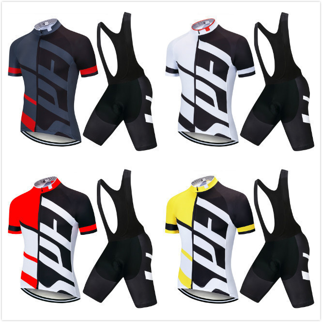 Tour de France version mountain bike bicycle outdoor sports moisture-absorbing short-sleeved cycling suit suspenders club