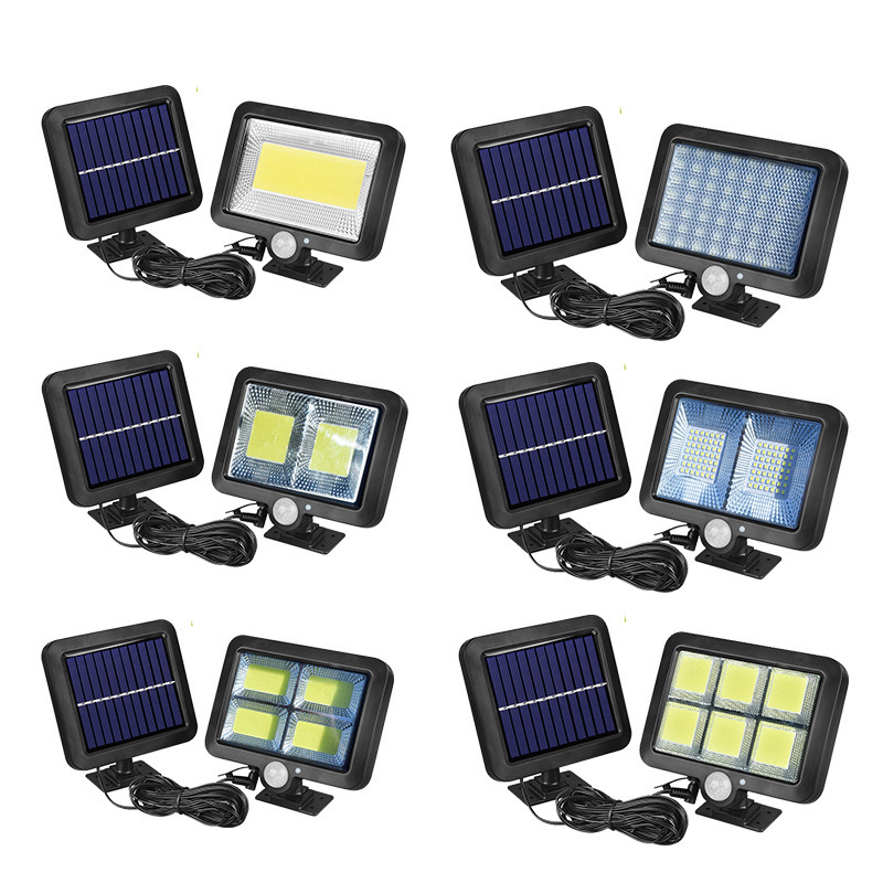 Amazon Cross-Border Solar 56Led Split Sensor Wall Lamp Corridor Garden Lamp Hanging Rainproof Street Lamp D