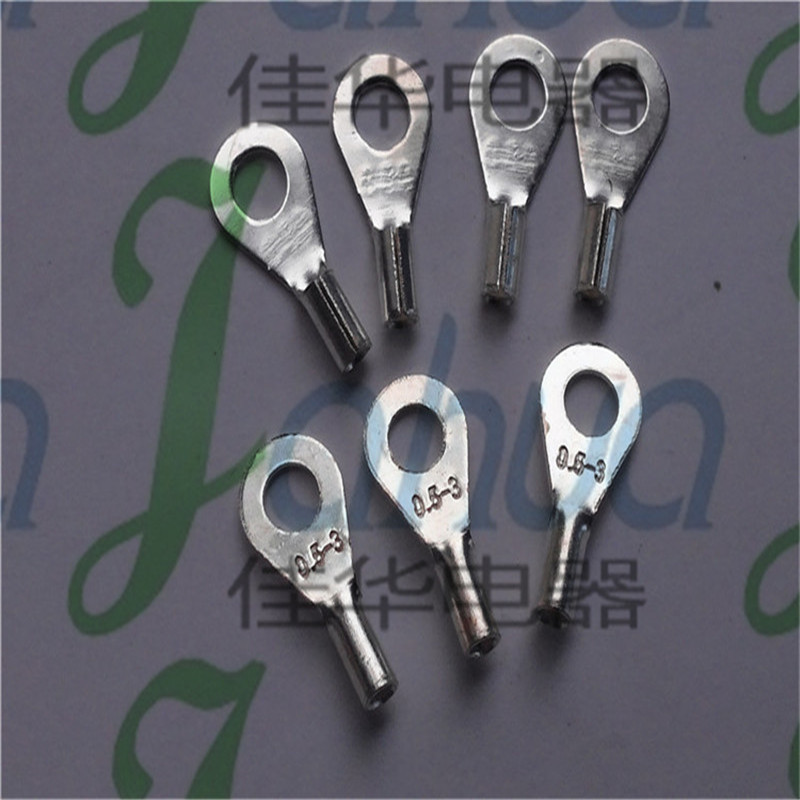 OT0.5-3 圆形裸端头 铜鼻子 黄铜