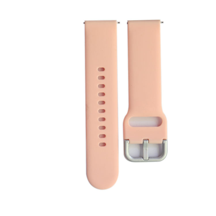 Para Samsung Galaxy reloj Active2 correa de silicona de color sólido 20/22mm correa universal en stock