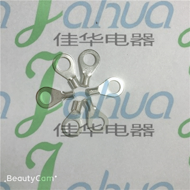 OT4-8 裸端头 圆形接线耳 冷压接线端子 黄铜